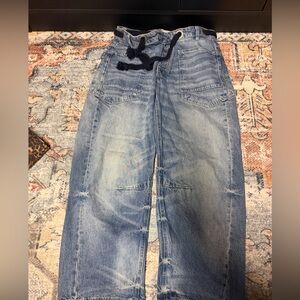 We The Free Light Blue Barrel Jean - Size 28